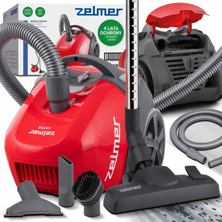 Zelmer ODKURZACZ WORKOWY ZELMER ANTEK TRADYCYJNY Z FILTREM HEPA +KOŃCÓWKI ECO 900W(ODKURZACZ WORKOWY ZELMER ANTEK TRADYCYJNY Z FILTREM HEPA +KOŃCÓWKI ECO 900W')