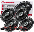 Pioneer PIONEER GŁOŚNIKI 4szt PASSAT B5 GOLF 4 5 PRZÓD TYŁ