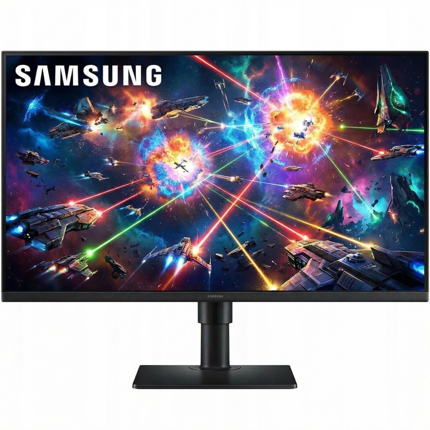 Samsung Monitor Gamingowy SAMSUNG 24 Cale Full HD 100HZ IPS DP Pivot Tilt Głośniki