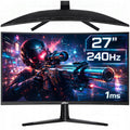 Dahua Monitor Gamingowy Zakrzywiony Bezramkowy 27 Cali DAHUA 240HZ 1MS DP HDR10+