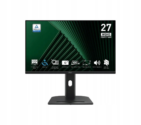 MSI Monitor 27 cali 2K MSI PRO MP275QPG IPS 100Hz 1ms PIVOT(Monitor 27 cali 2K MSI PRO MP275QPG IPS 100Hz 1ms PIVOT)
