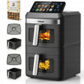 VOKSAR FRYTKOWNICA BEZTŁUSZCZOWA DWUKOMOROWA PIONOWA VOKSAR T11 AIR FRYER 12L XXL